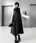Black Mesh Layered Skirt